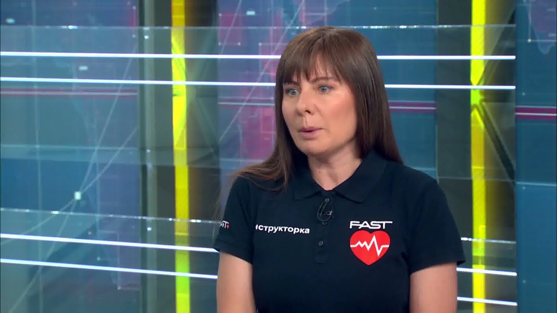 Інструкторка FAST Ната в ефірі «Єдині Новини» на телеканалі «Інтер»